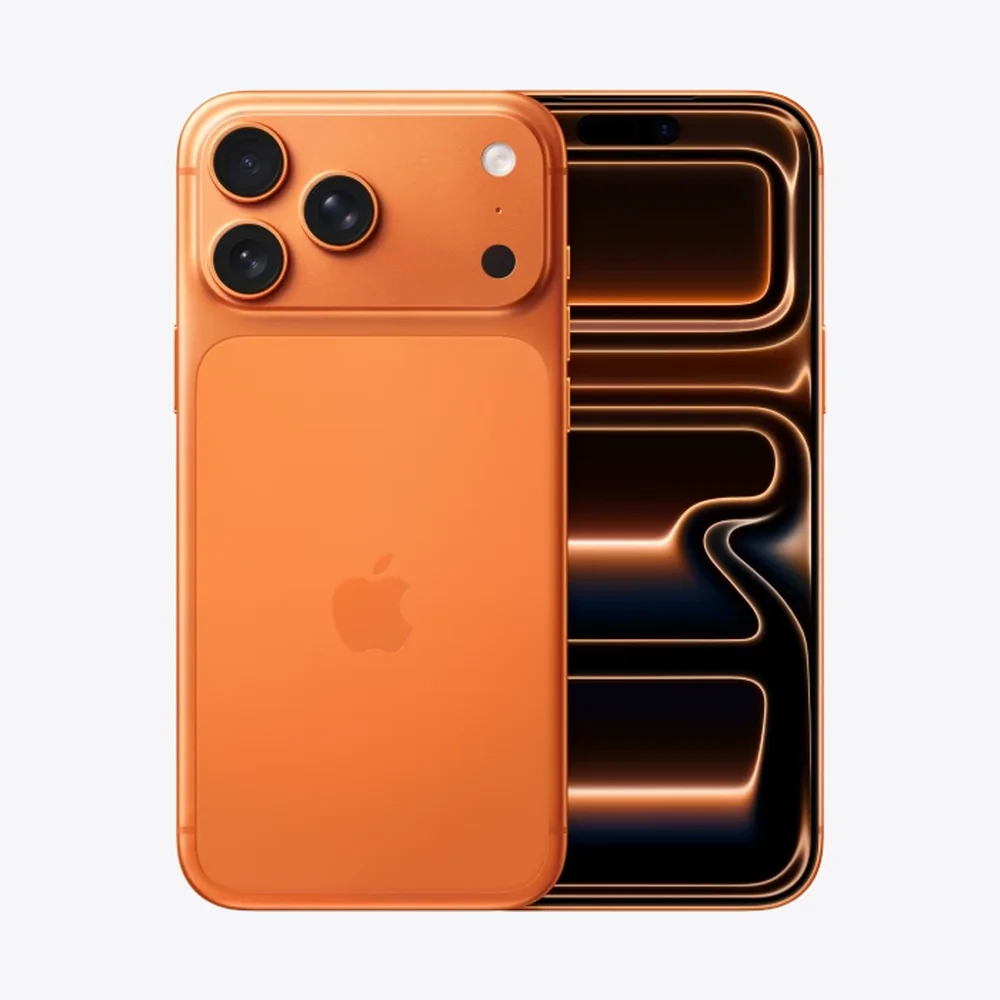 iPhone 17 Pro in Cosmic Orange